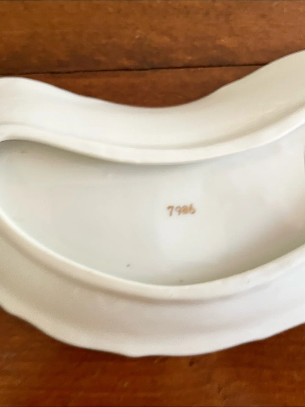 Vintage Royal Crown Japan Spring Time Crescent Bone Dish Butterflies Cottagecore